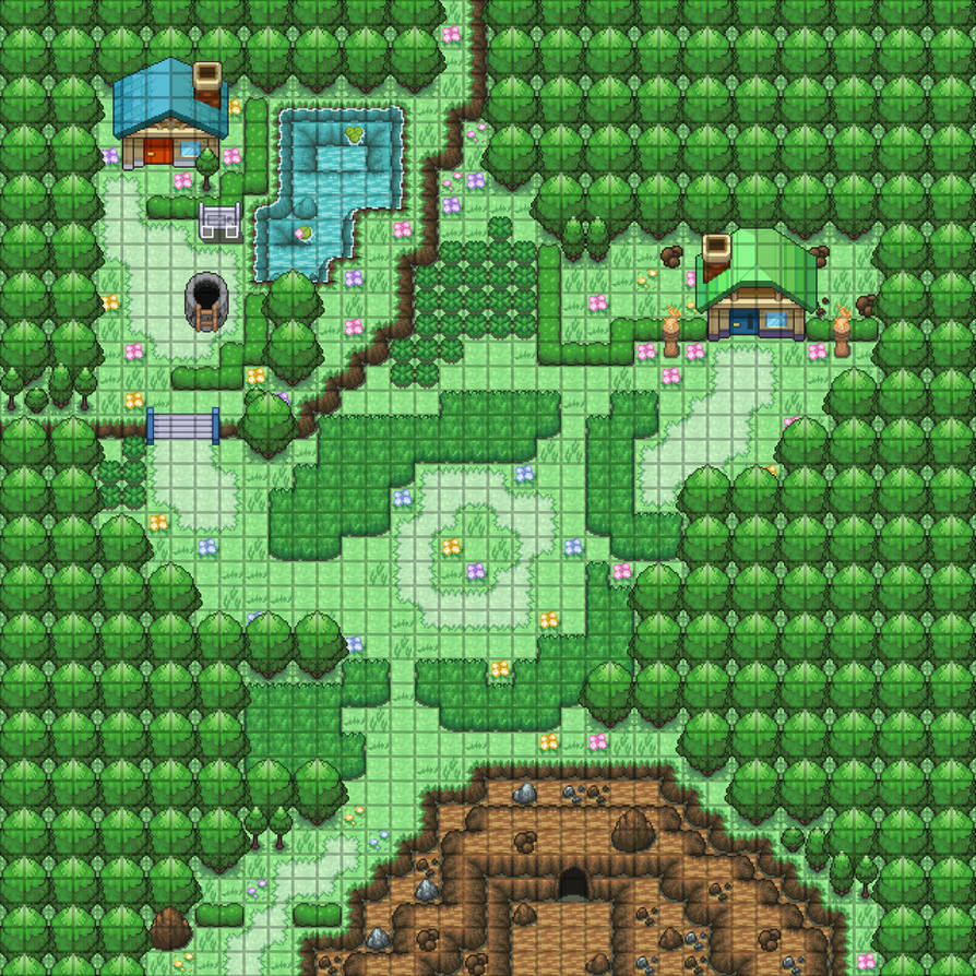 Pokemon map - by R4FZone by R4FZone on DeviantArt