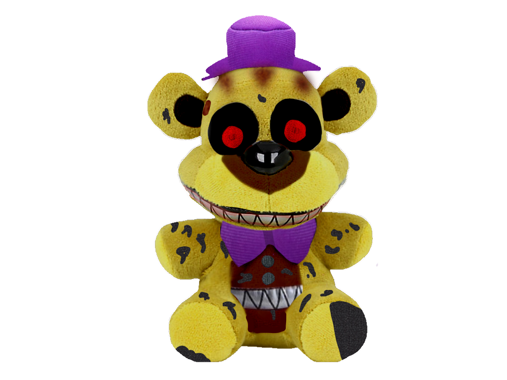 Fnaf nightmare store fredbear plush