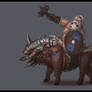 Mounted Dwarf Warrior