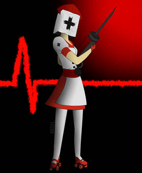 the nurse Dark Deception fan art