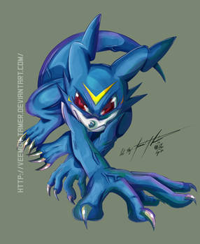 Digimon Fusion CCG FAN CARD - VEEMON ARTWORK