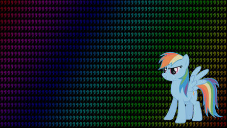 Rainbow Dash with Cutie Mark Background