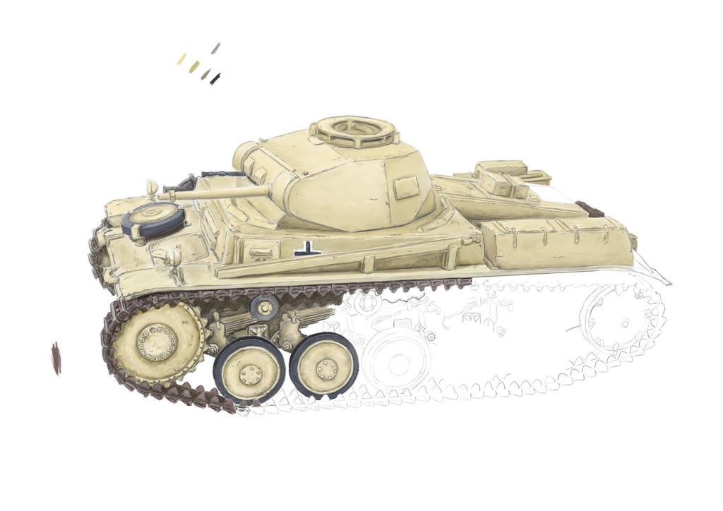Panzer 2 sketch by AndrewC001 on DeviantArt