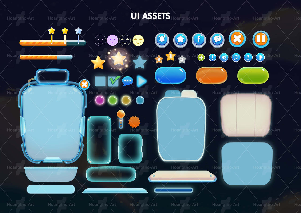 Deviantart Ui UI Assets by Hoangtho-Art on DeviantArt