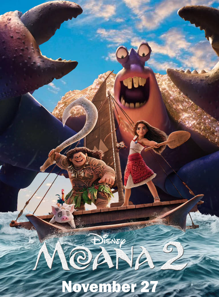 Moana 2 Poster With Tamatoa By Skymation On DeviantArt moana-2-poster-with-tamatoa-by-skymation-on-deviantart