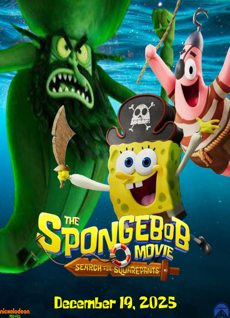 The SpongeBob Movie Search For Squarepants Poster By Skymation On the-spongebob-movie-search-for-squarepants-poster-by-skymation-on
