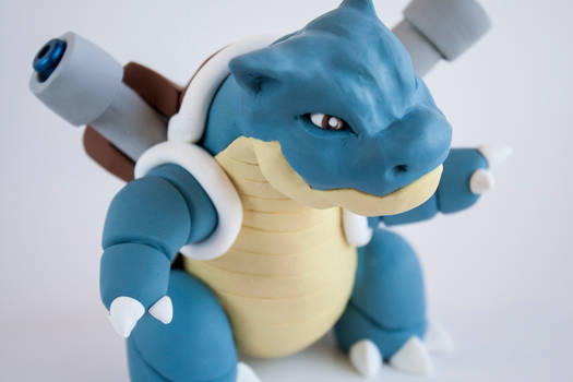 Polymer clay Blastoise pipe