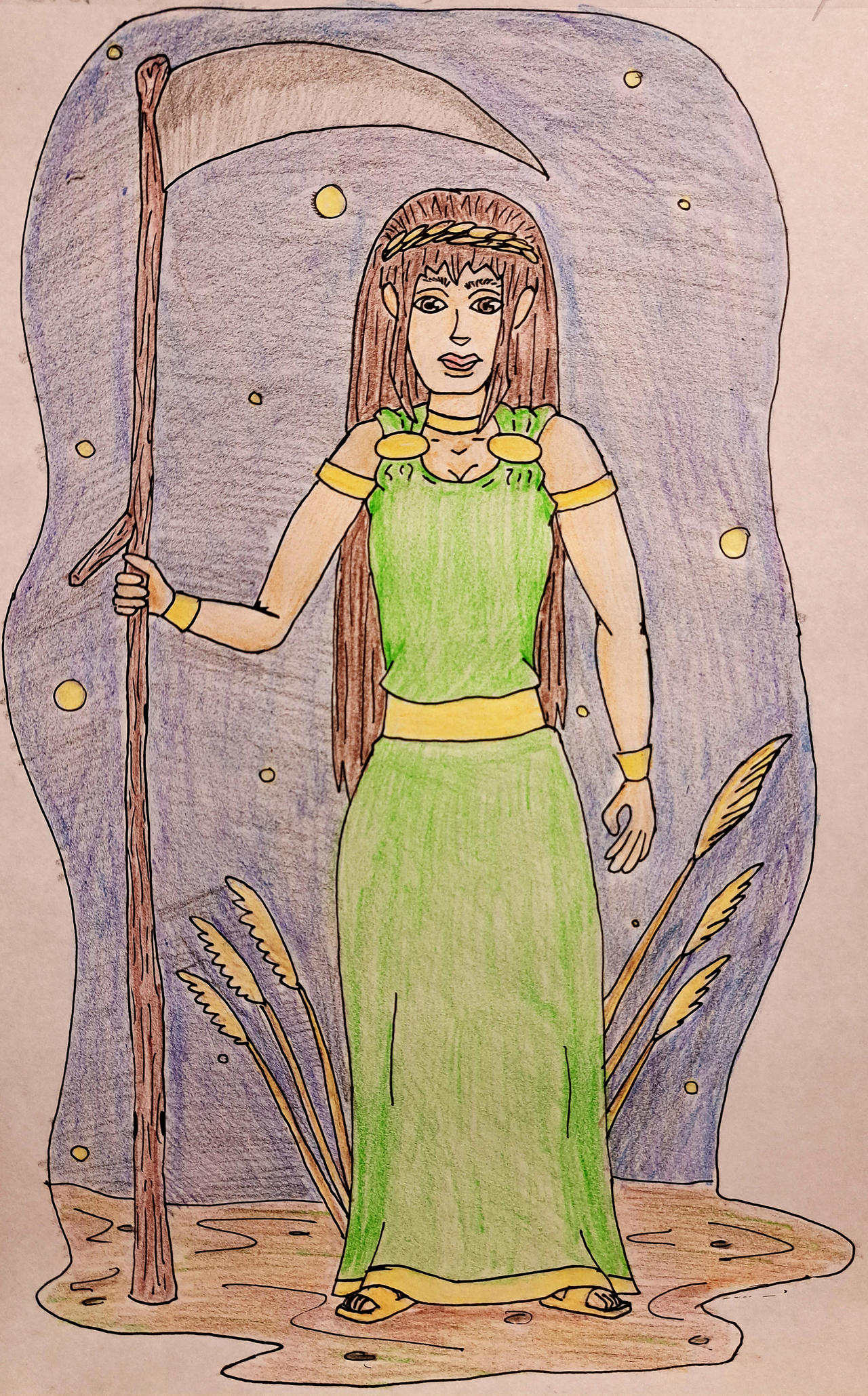 Demeter: Goddess of The Harvest by Thieffy on DeviantArt