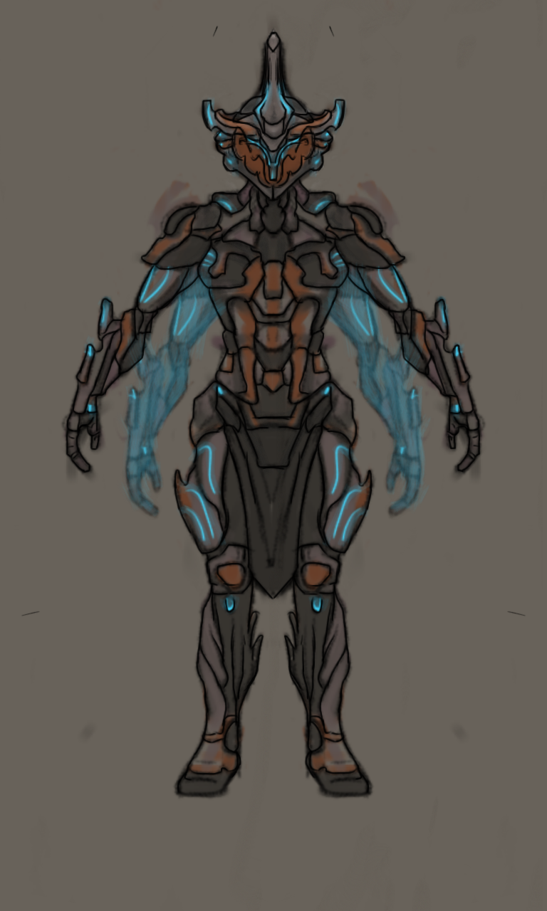 Kamakiri Blademaster Warframe Concept