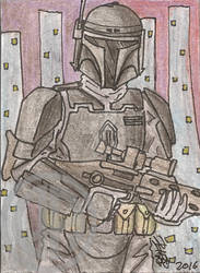 ATC SW Galaxies Mandalorian Sniper