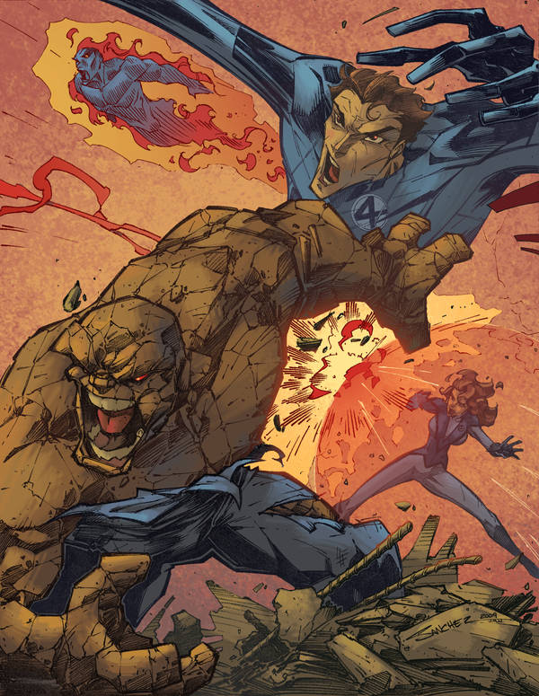 The Fantastic Battle by linemonkey
