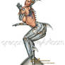 JET sexy biomechanical mermaid pinup greg andrews