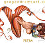 Petra Sexy Mermaid Pinup Art Greg Andrews Artist