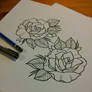 Rose tattoo design