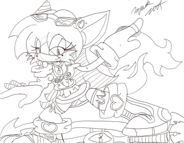 Sonic Riders sketch by MeekTheWolf on DeviantArt