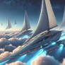 sailship race over the cloud  2