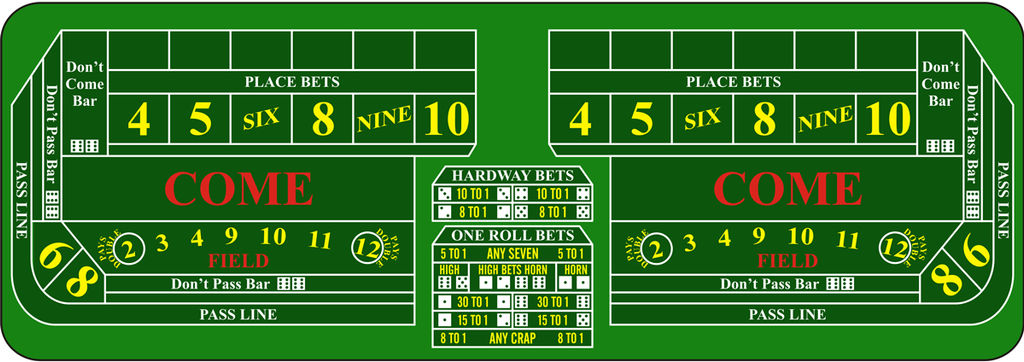 Craps Table Layout By VisualTruths On DeviantArt
