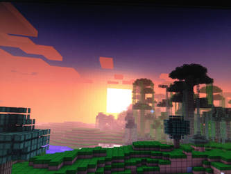 Minecraft Sunset