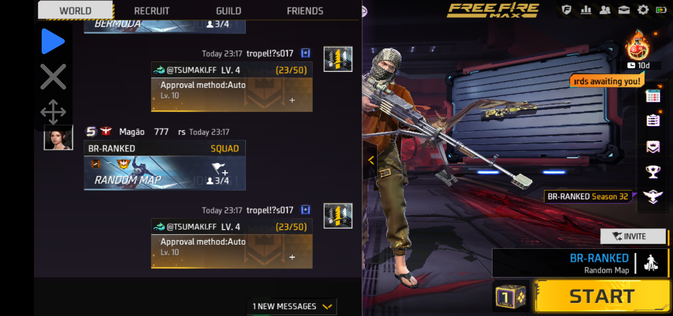 Free Fire Max, Software