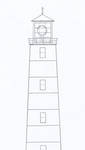 Lighthouse Line Art by uglygosling