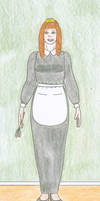 Hobble Skirted Maid