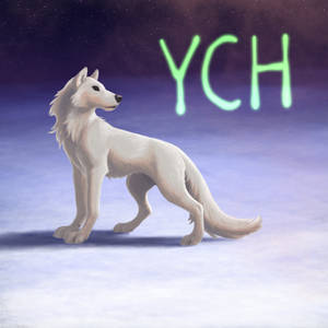 [PayPal] painted wolf YCH - CLOSED