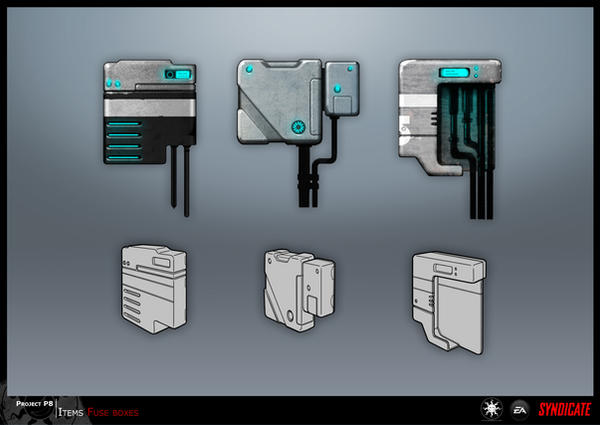 SYNDICATE concept - fuseboxes by torvenius