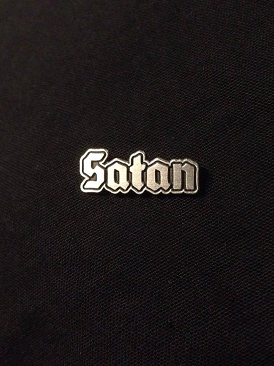 SATAN pin - soft enamel