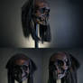 He walks at night - headhunter trophy skull