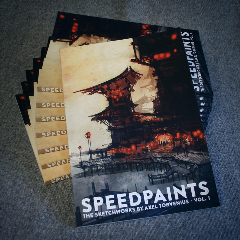 Speedpaints, the sketchworks by Axel Torvenius vol by torvenius