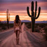 In the Desert, On her Own