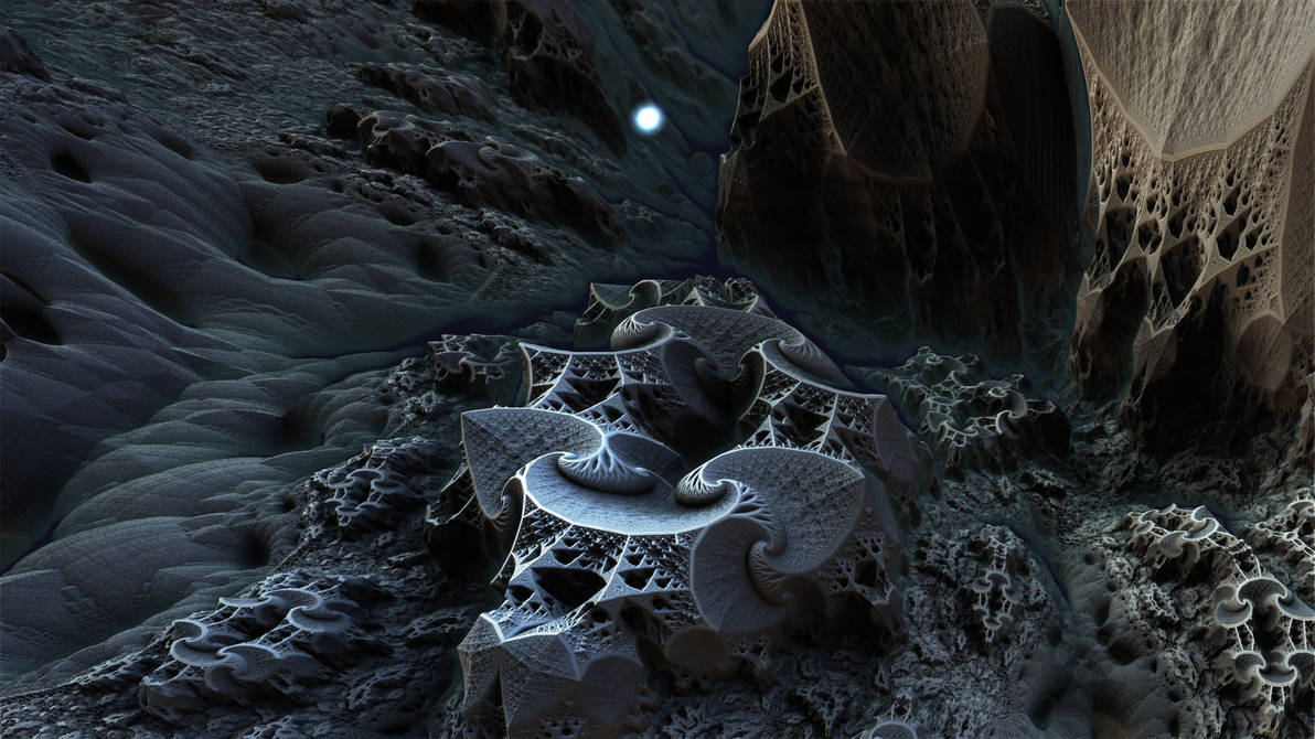 Fractal Death Valley 460 - Mandelbulb 3D fractal by schizo604