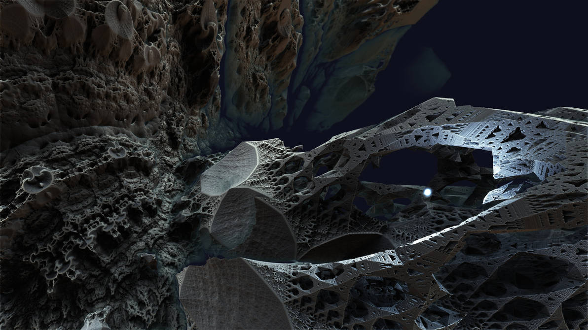 Fractal Death Valley 2620 - Mandelbulb 3D fractal by schizo604