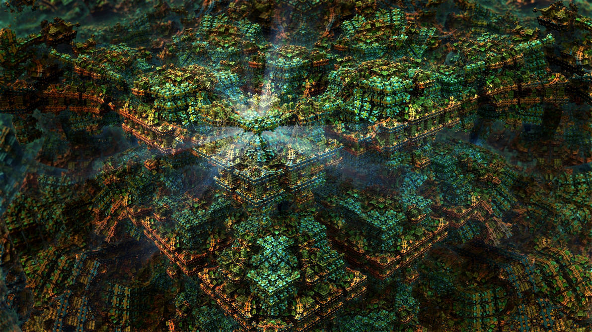 Inside the Box - Mandelbulb 3D fractal by schizo604