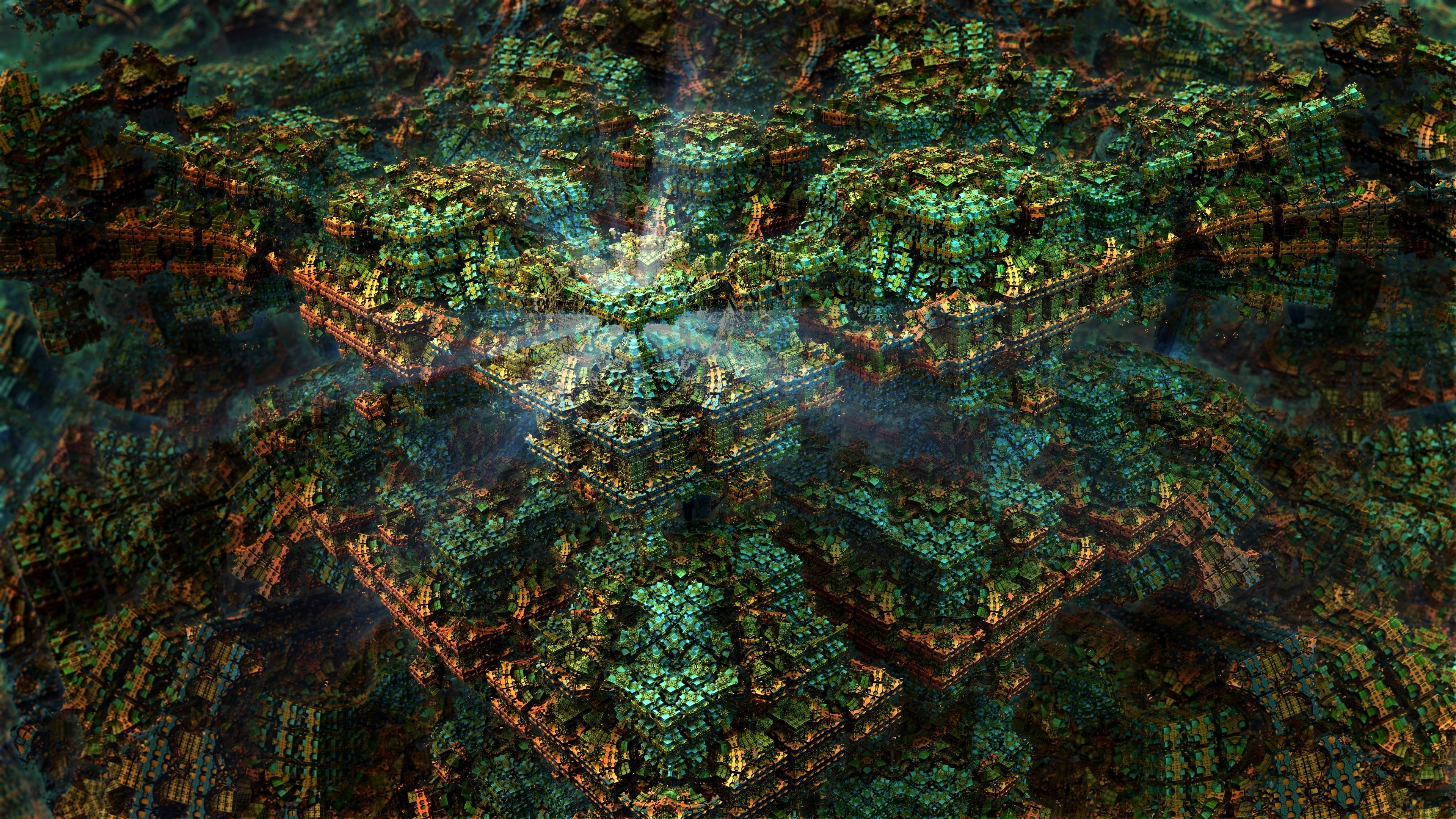 Inside the Box - Mandelbulb 3D fractal by schizo604