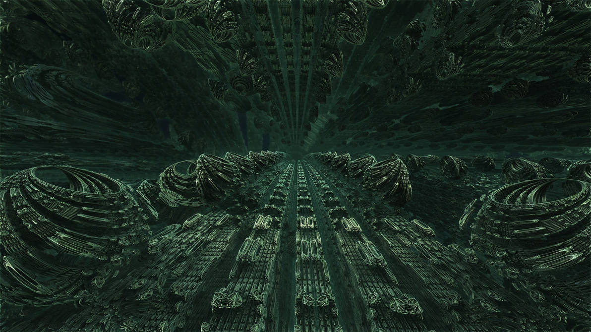 Fractal Omega Racer 1403 - Mandelbulb 3D fractal by schizo604