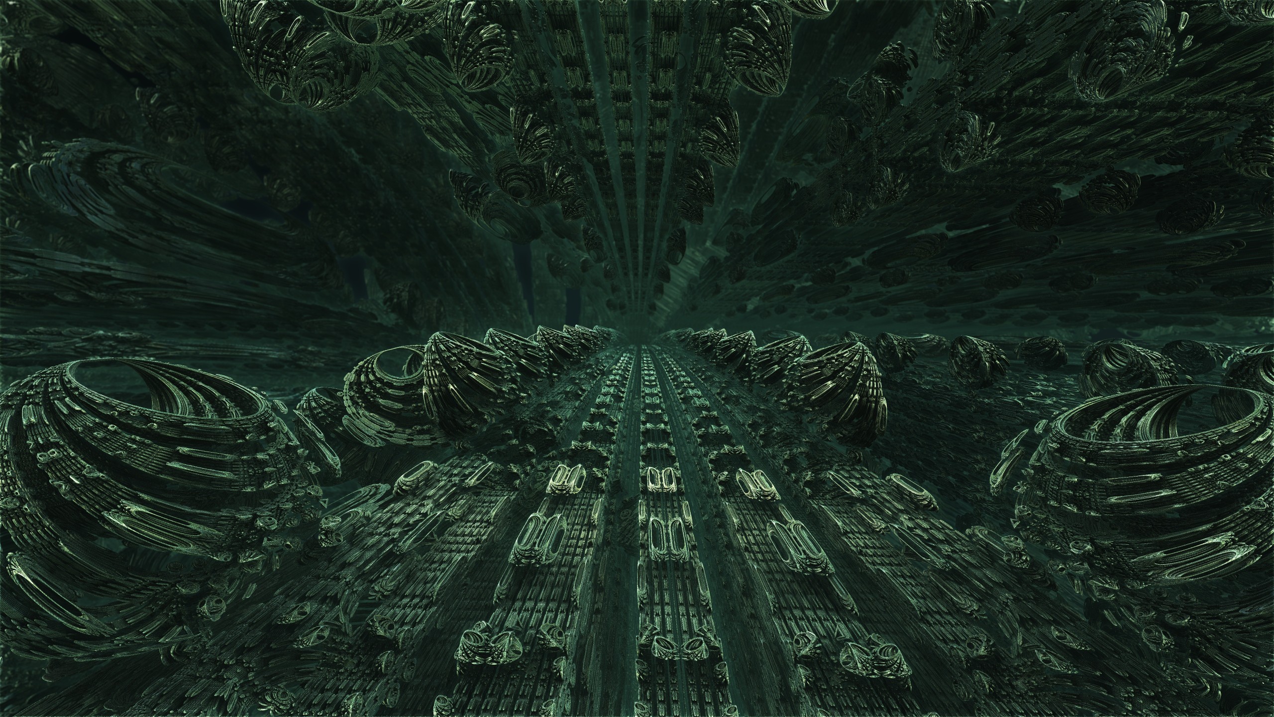 Fractal Omega Racer 1403 - Mandelbulb 3D fractal by schizo604