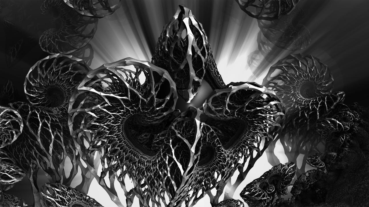 Nested 677 - Mandelbulb 3D fractal by schizo604