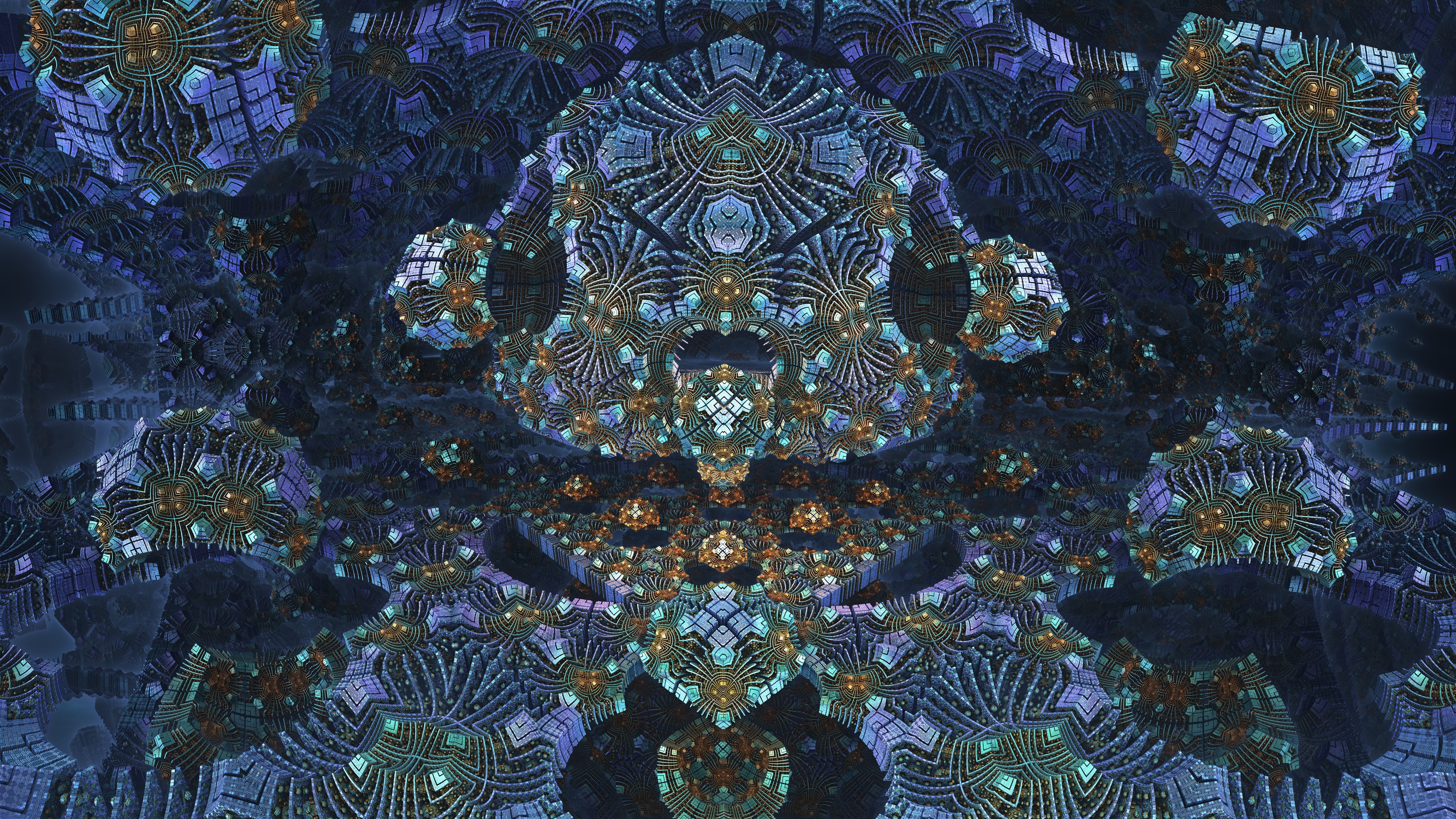 Fractal Matrix 246 - Mandelbulb 3D fractal by schizo604