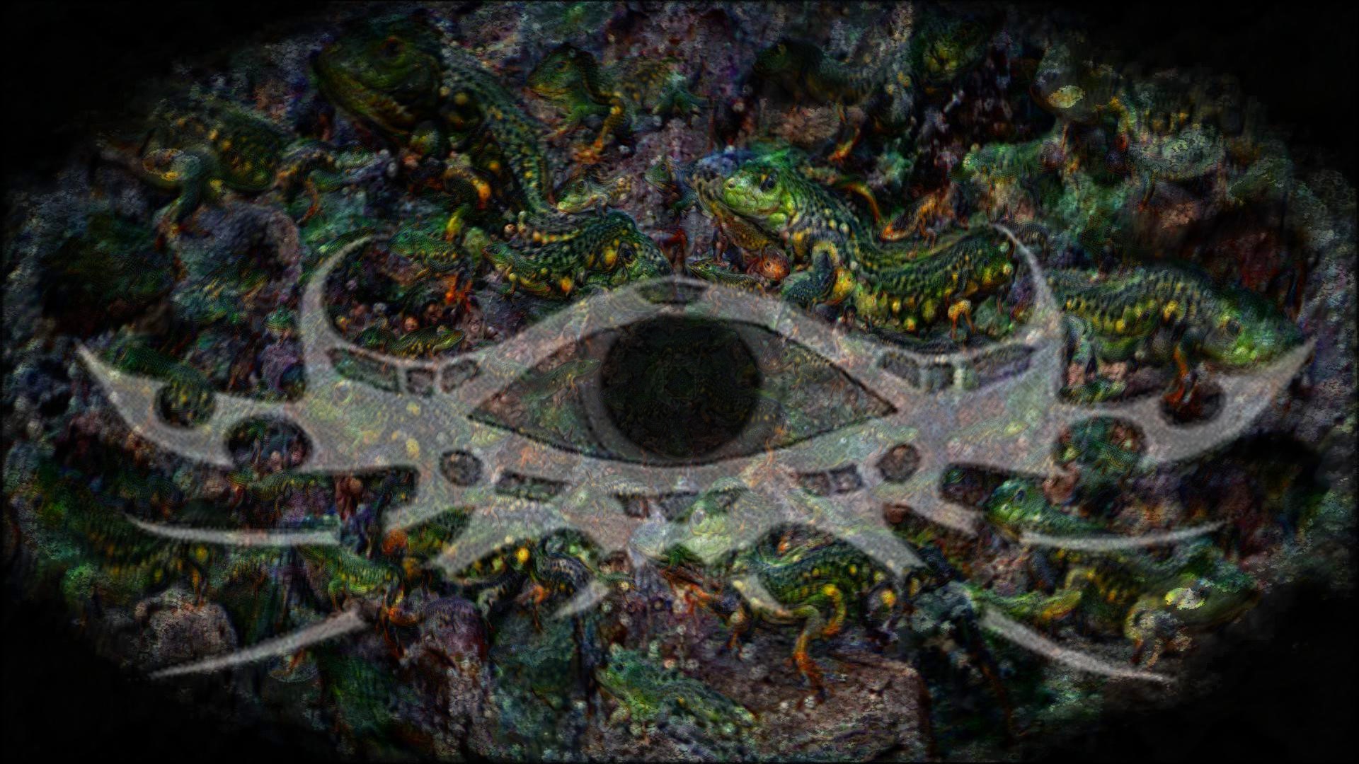 Tripping Eye - Psychedelic Deep Dream Fractal by schizo604