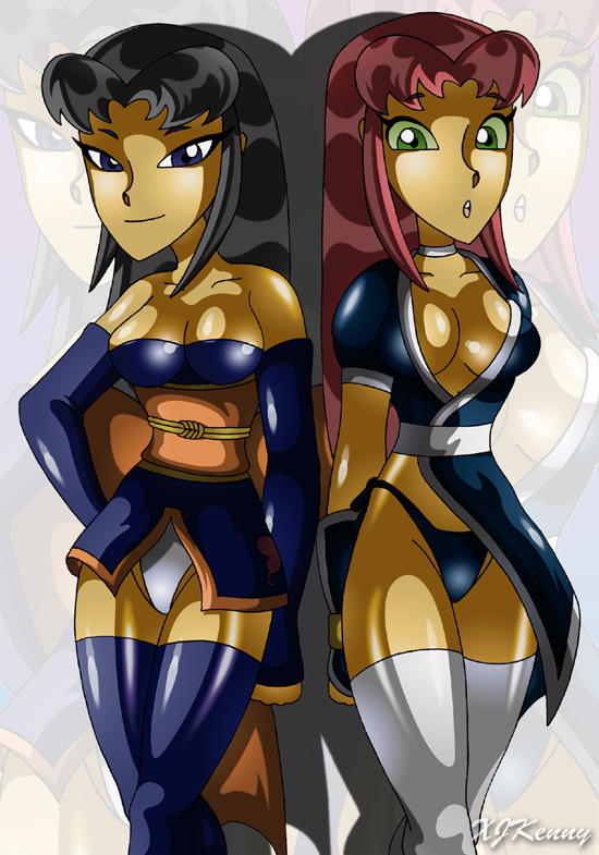 Blackfire and Starfire Cosplay