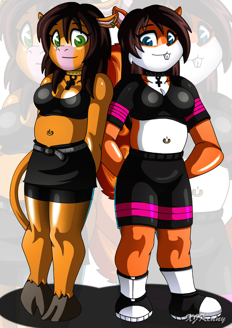 Kimberly and Gwen by XJKenny on DeviantArt