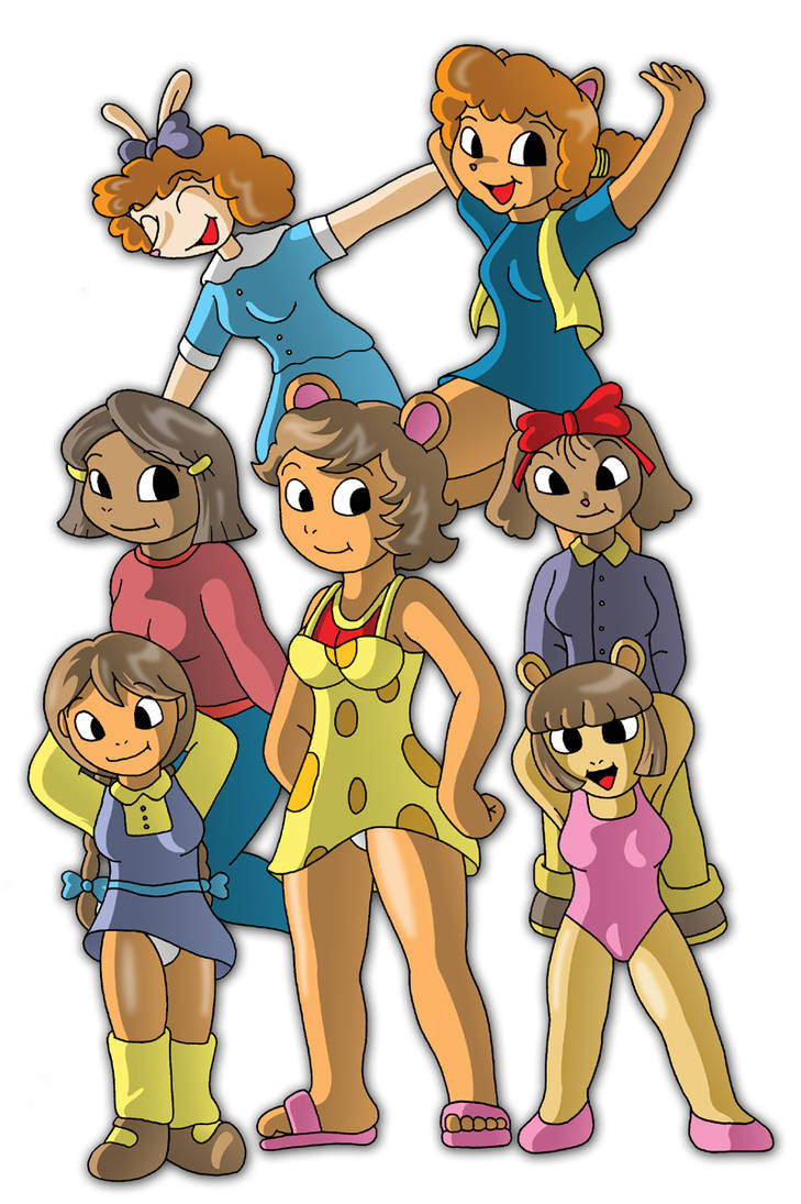 Girls from Arthur by XJKenny on DeviantArt