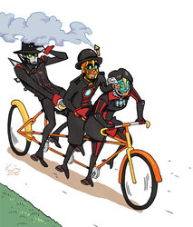 Steam Powered Tandem [GIF]