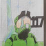 Master Chief on Halo Ring