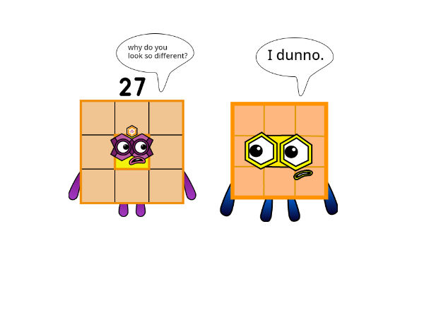 27 meets Mid-2019 27 (1st Numberblocks Post) by MN24VLE2022 on DeviantArt