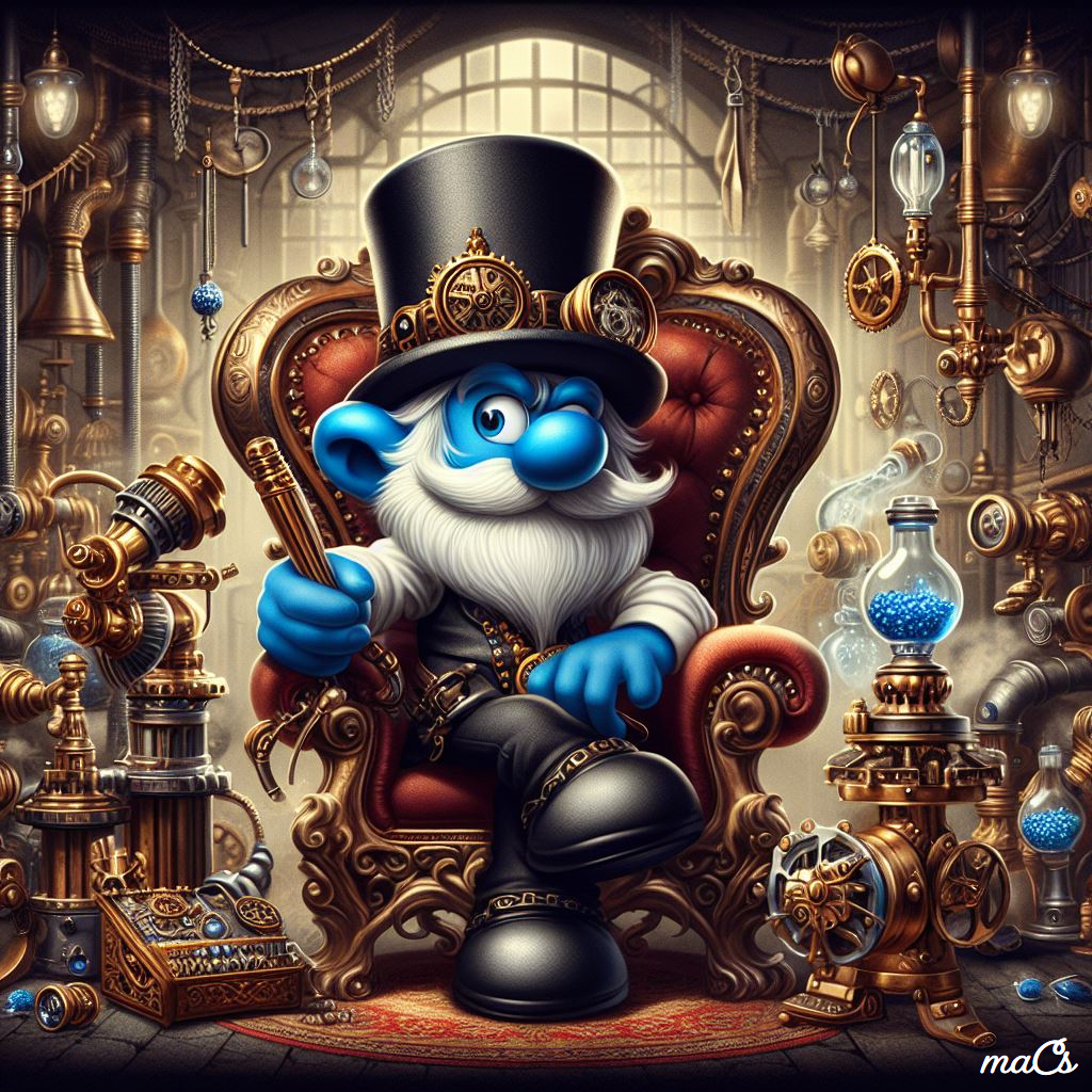 A Vision of Smurfdom in a Steampunk Age by Majo0194 on DeviantArt
