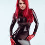 Keira Knightley latex fake 096 v01 red