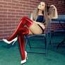 Ariana Grande latex fake 09 v01 red