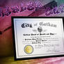 Harley Quinn - Arkham Asylum Certificate of Sanity
